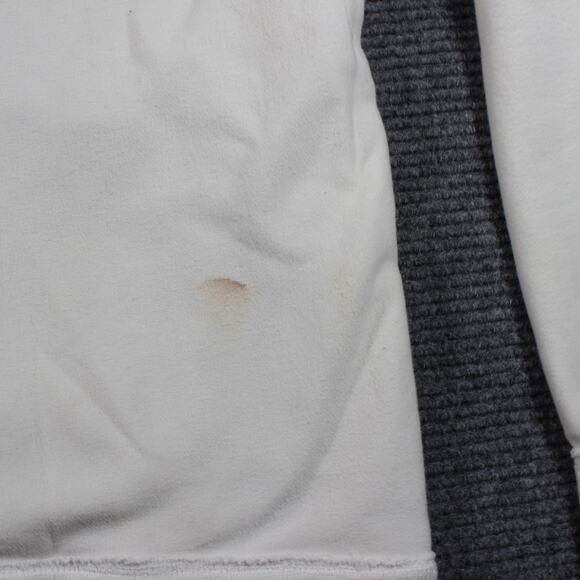 Abercrombie & Fitch Zip Jacket Mens XL White Mock Neck NY 36 Varsity - Picture 7 of 7